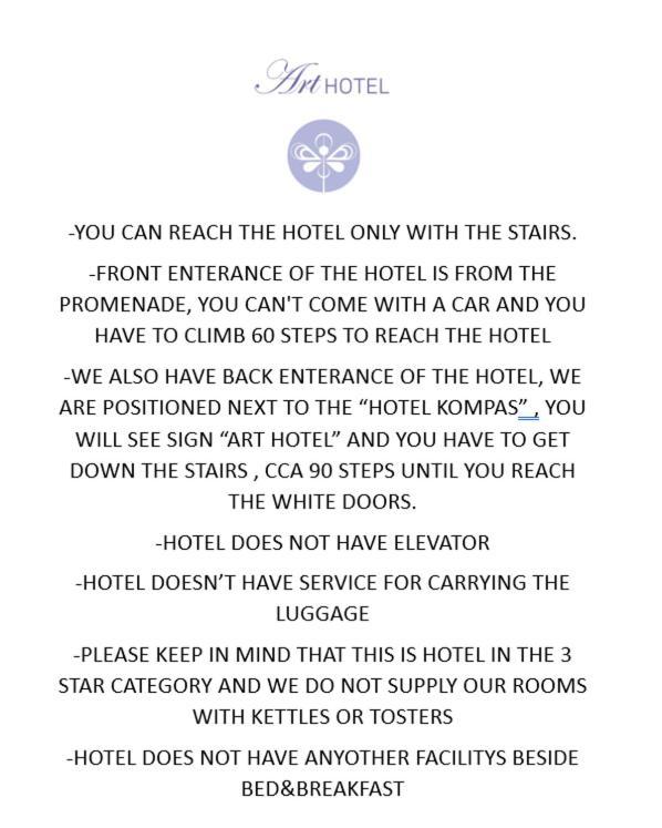 Art Hotel דוברובניק מראה חיצוני תמונה